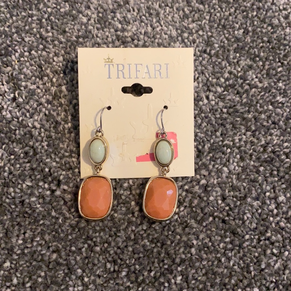 Unused Vintage Trifari Earrings